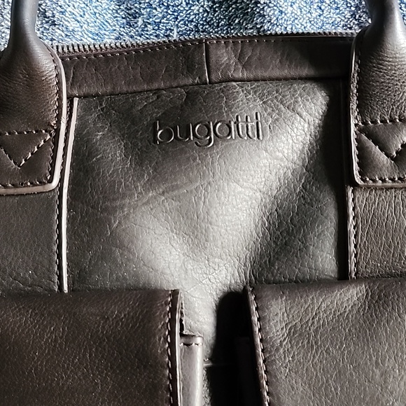 Bugatti pur leather briefcase - Picture 2 of 4